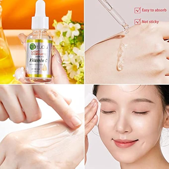 batuoli FACE WHITENING SERUMS,WHITENING FACIAL ESSENCE FOR DARK SPOTS | 30ML HYDRATING FACE ESSENCE FOR WOMEN FACIAL SKIN CARE PRODUCTS RENEW, REVITALIZE FINE LINES - Image 4